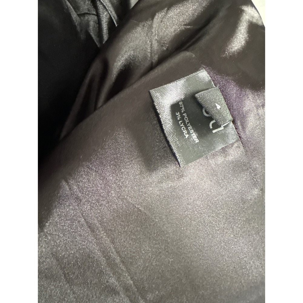 NEW Ruti The Micro Suede Classic Blazer Olive Green Single Button Size (4) 14 - Picture 9 of 10